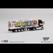 Mini GT 1:64 Mercedes-Benz Actros w/ 40 Ft Container LBWK Kuma Graffiti #333 - for just $139.99! 