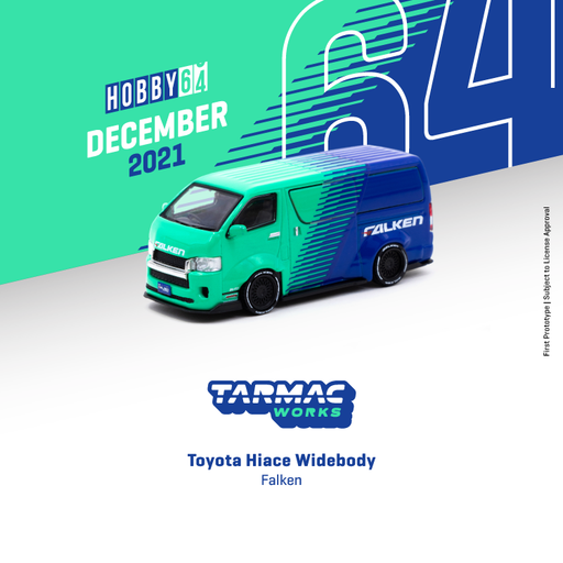 Tarmac Works 1:64 Toyota Hiace Widebody (Falken) T64-038-FAL - for just $19.99! 