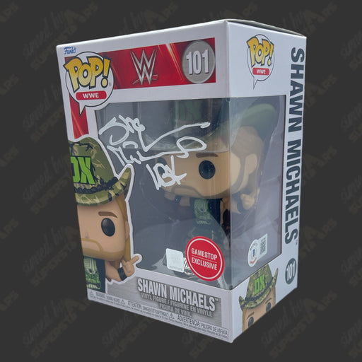Shawn Michaels signed WWE Funko POP Figure #101 (GameStop Exclusive w/ Beckett) - Premium  - Just $150! Shop now at Retro Gaming of Denver