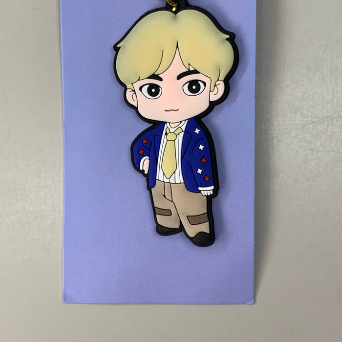 BTS 3-PACK! Kpop Korean Tag Keychain Figures of BTS Members V, Jungkook & Jin (New) - for just $4! 