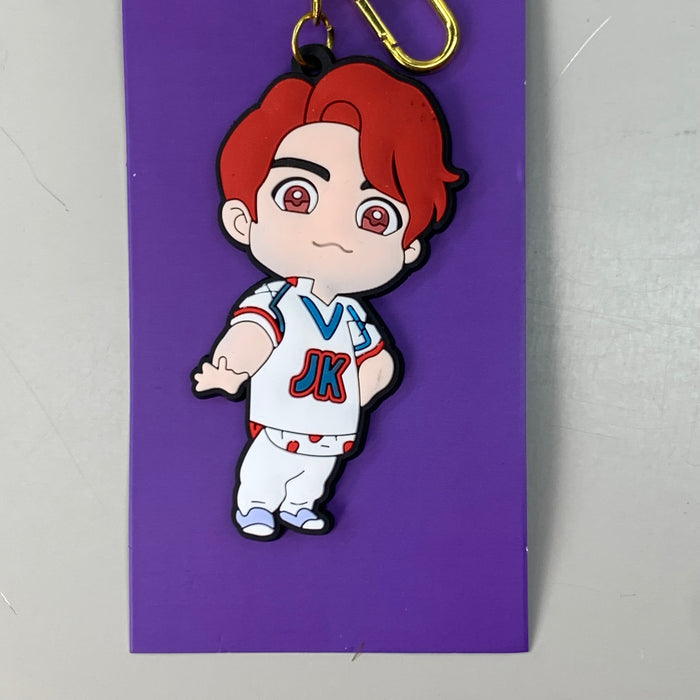 BTS 3-PACK! Kpop Korean Tag Keychain Figures of BTS Members V, Jungkook & Jin (New) - for just $4! 