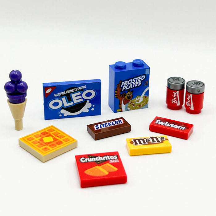 Junk Food Pack (Series 1) made from LEGO parts - B3 Customs - Just $15.99! Shop now at Retro Gaming of Denver