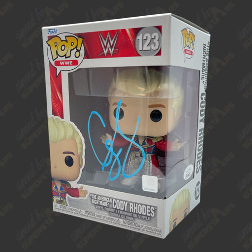 Cody Rhodes signed WWE Funko POP Figure #123 (w/ JSA + Hard Protector) - Premium  - Just $200! Shop now at Retro Gaming of Denver