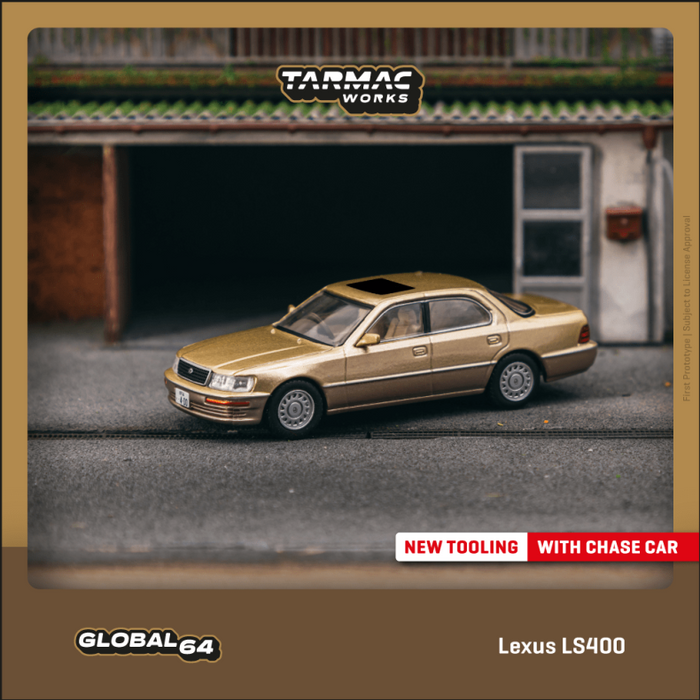 Tarmac Works 1/64 Lexus LS400 Champagne Beige Metallic - GLOBAL64 - for just $12.99! 