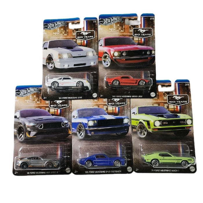 Hot Wheels Silver Series 60 Years Mustang Set 5/5 with Chase - for just $39.99! 