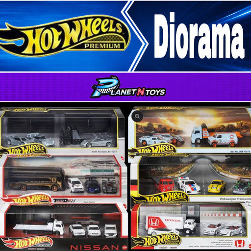 Hot Wheels Premium Diorama Set 1:64 Assorted - for just $29.99! 