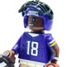 #18 QB Vikings Football Player Minifig made using LEGO parts - B3 Customs - Just $24.99! Shop now at Retro Gaming of Denver