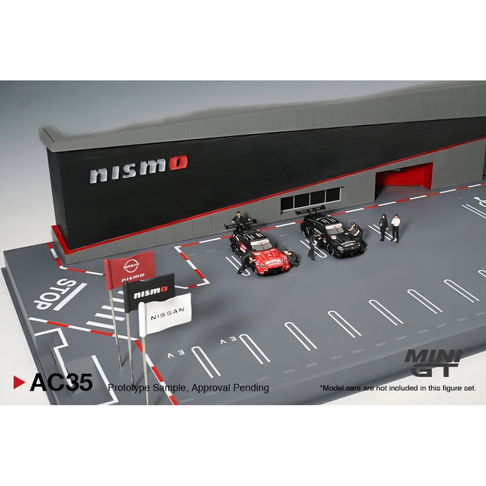 Mini GT 1:64 Diorama Nissan Motorsports Nismo Operation – Accessories - for just $169.99! 