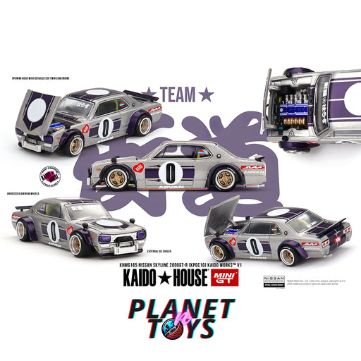 Kaido House x Mini GT 1:64 Nissan Skyline 2000GT-R (KPGC10) Kaido Works V1- Silver - for just $19.99! 
