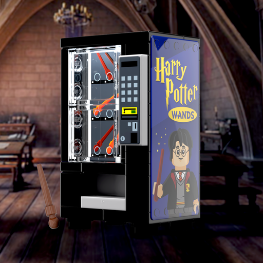 Wizard Wands Vending Machine Building Set made using LEGO parts - Just $19.99! Shop now at Retro Gaming of Denver