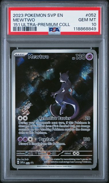 2023 POKEMON SVP EN-SV BLACK STAR PROMO #052 MEWTWO 151 ULTRA-PREMIUM COLL - for just $750! 