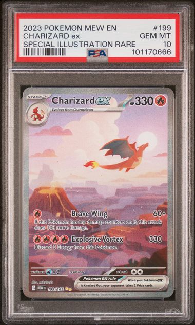 2023 POKEMON MEW EN-151 #199 CHARIZARD EX SPECIAL ILLUSTRATION RARE - for just $1700! 