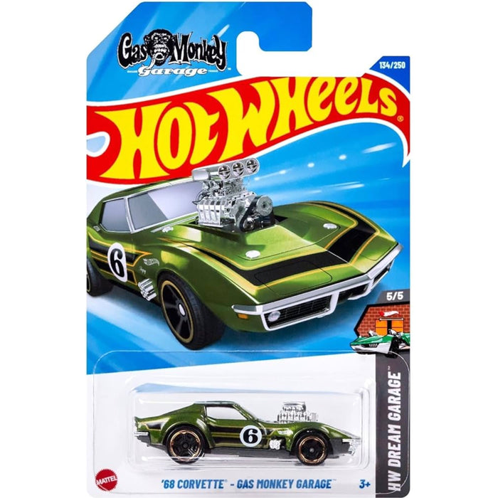 Hot Wheels American Power 1:64 Diecast Assorted (Ford, Chevy, Dodge, Mustang, Corvette, GMC, Jeep, Merc, Camaro)