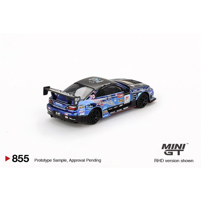 Mini GT 1:64 Nissan Silvia (S15) D-MAX #70 D-MAX Racing 2023 D1 Grand Prix #855 - for just $25.99! 