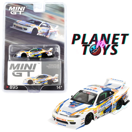 Mini GT 1:64 Nissan LB-Super Silhouette S15 SILVIA #555 2023 Formula Drift #895 - for just $15.99! 