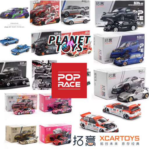 Pop Racer Assorted Models 1:64 Diecast Cars Ultra High-End Removable Parts - for just $25.99! 