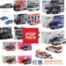 Pop Racer Assorted Models 1:64 Diecast Cars Ultra High-End Removable Parts - for just $25.99! 