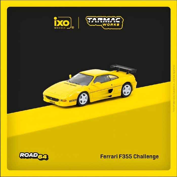 Tarmac Works 1:64 Ferrari F355 Challenge – Yellow – Road64 – ixo Models - for just $24.99! 