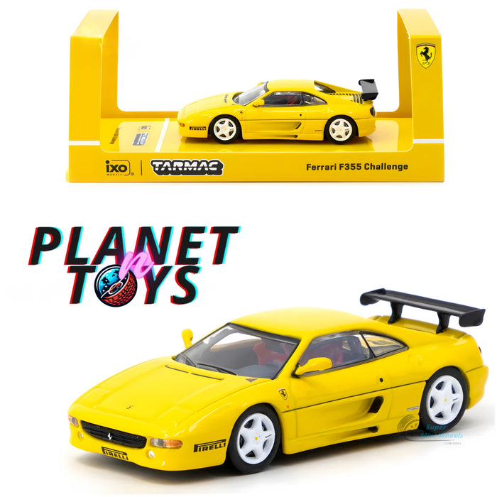 Tarmac Works 1:64 Ferrari F355 Challenge – Yellow – Road64 – ixo Models - for just $24.99! 