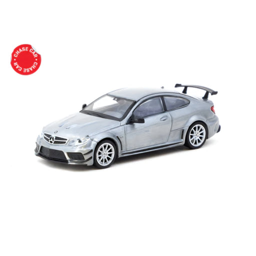 Tarmac Works 1:64 Mercedes-Benz C63 AMG Coupé Black Series – Silver Metallic - for just $13.99! 