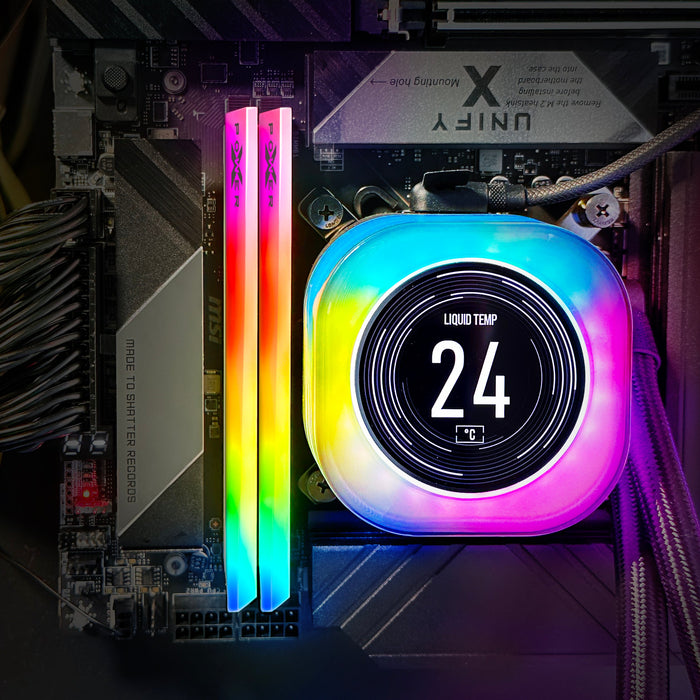 Silicon Power Cyclone RGB DDR5 8000MT/s (PC5-64000) CL38 16GB(1x16GB) Single Pack 1.45V Desktop Unbuffered DIMM - for just $277.97! 