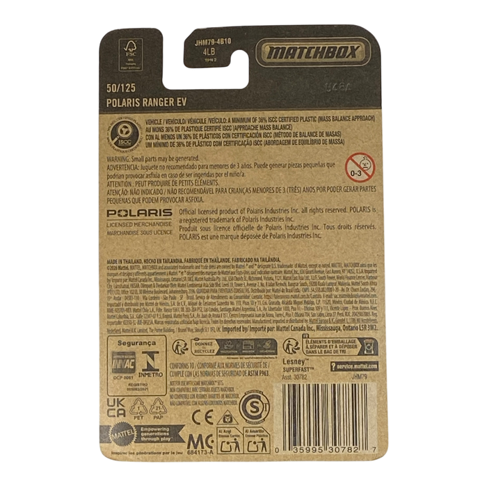 Matchbox Polaris Ranger EV | 2026 Matchbox Series 50/125 - for just $2.49! 