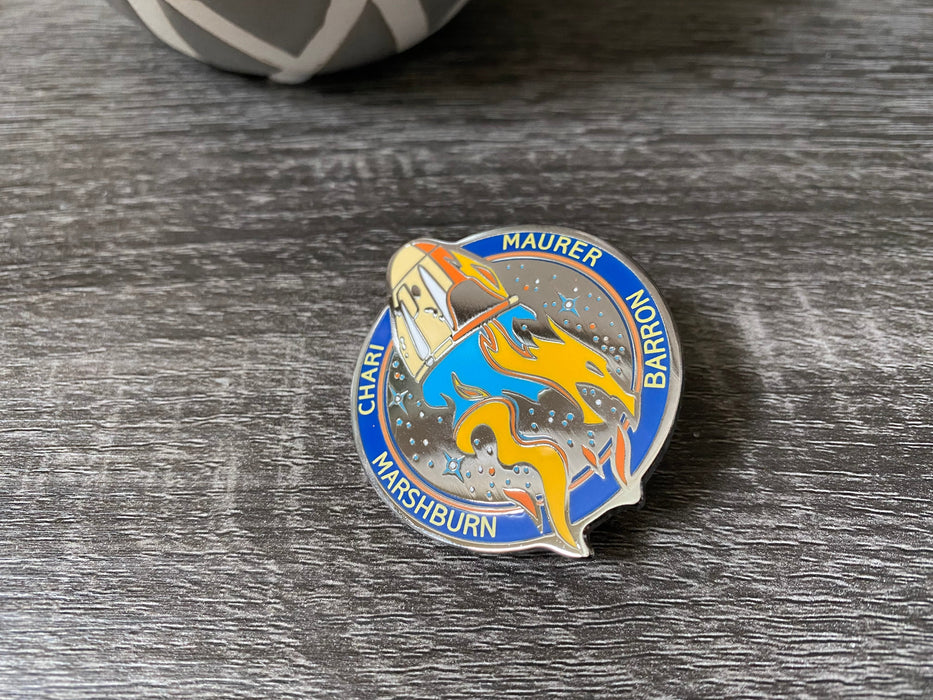 NASA Crew-3 USCV-3 Mission Patch Hard Enamel Pin - for just $11.95! 