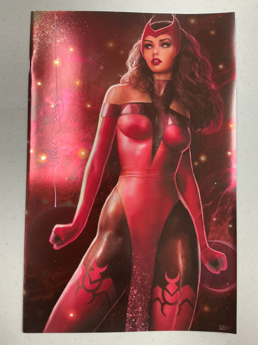 [Signed by Nathan Szerdy] [Foil] AVENGERS #1 UNKNOWN COMICS NATHAN SZERDY EXCLUSIVE VIRGIN VAR [IN STOCK] - for just $40! 