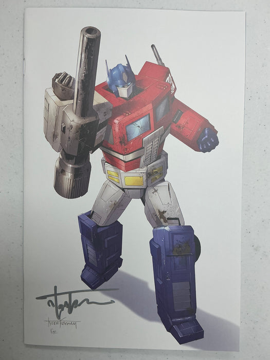 [Signed by Tyler Kirkham] Transformers #17 Unknown Comic Tyler Kirkham White Virgin Var [IN STOCK] - for just $40! 