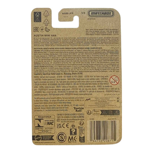 Matchbox Austin Mini Van - Sweet Rides Series 5/6 Junior Mints - for just $1.79! 