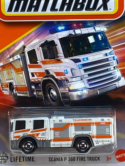 Matchbox Scania P 360 Fire Truck - 2025 Matchbox Series 16/125 - for just $1.79! 