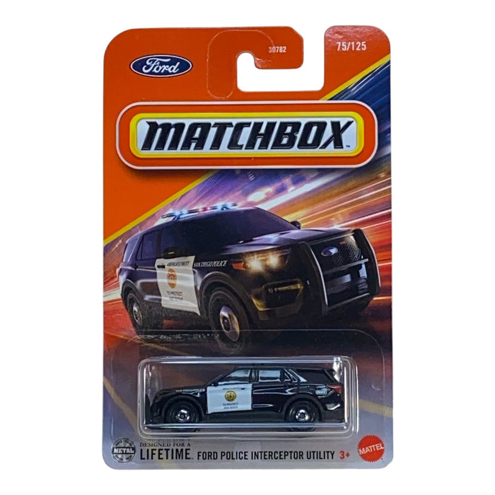 Matchbox Ford Police Interceptor Utility - 2025 Matchbox Series 75/125 - for just $1.79! 
