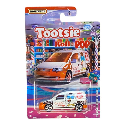 Matchbox Volkswagen Caddy Delivery - Tootsie Roll Pop - Matchbox Candy Series 1/6 - for just $1.79! 