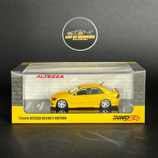 Inno64 Toyota Altezza RS2000 Yellow With Extra Wheels & Decals 1:64 - Just $54.99! Shop now at Retro Gaming of Denver