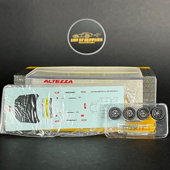 Inno64 Toyota Altezza RS2000 Yellow With Extra Wheels & Decals 1:64 - Just $54.99! Shop now at Retro Gaming of Denver