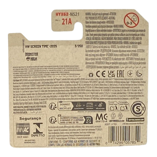 Hot Wheels Monster High Ghoul Mobile - Screen Time Series 1/10 (Short Card) - for just $1.79! 