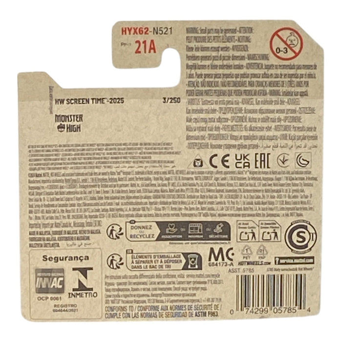 Hot Wheels Monster High Ghoul Mobile - Screen Time Series 1/10 (Short Card) - for just $1.79! 