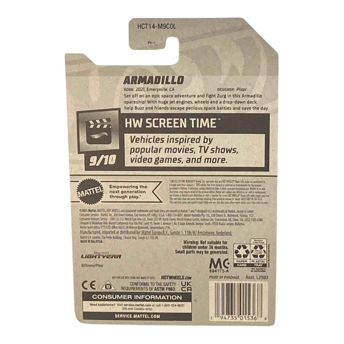 Hot Wheels Armadillo | Screen Time Series 9/10 - for just $1.99! 
