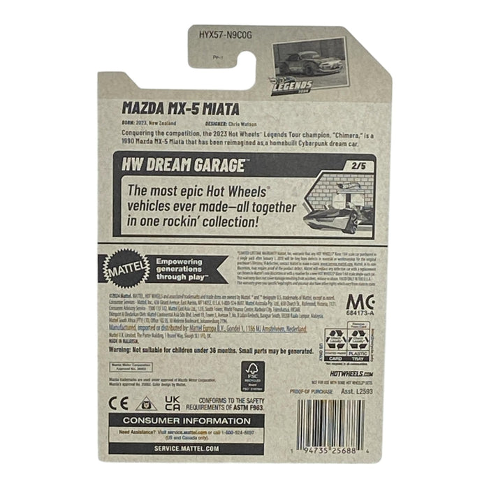 Hot Wheels Mazda MX-5 Miata - Dream Garage Series 2/5 - for just $1.79! 