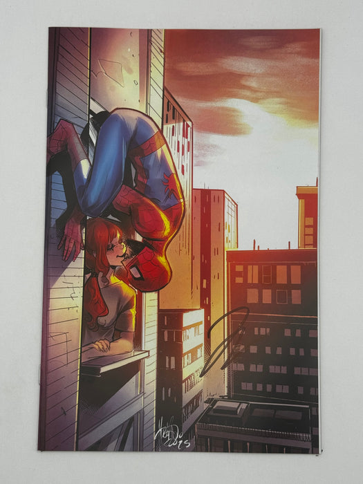 [Signed by Hickman] Ultimate Spider-Man #14 Virgin Unknown Comics Andolfo Exclusive Var [INST] - for just $40! 