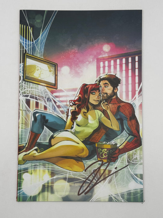 [Signed by Hickman] Ultimate Spider-Man #9 Virgin Unknown Comics Andolfo Exclusive Var [INST] - for just $40! 