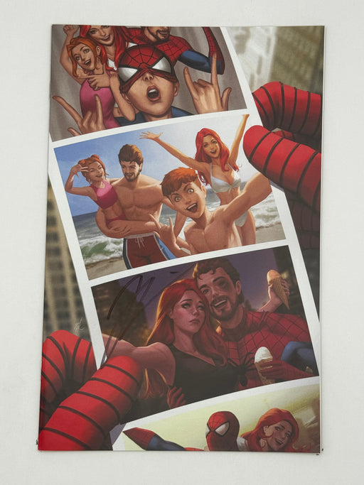 [Signed by Hickman] Ultimate Spider-Man #8 Virgin Unknown Comics Ejikure Exclusive Var [INST] - for just $25! 