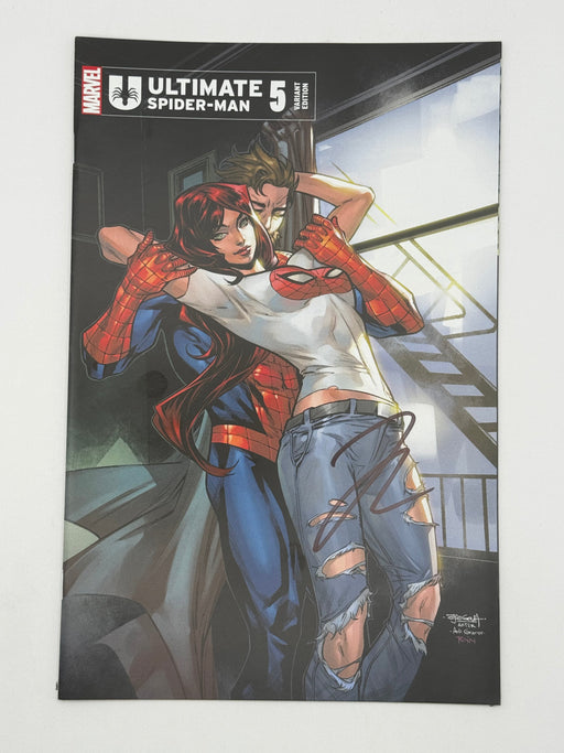 [Signed by Hickman] Ultimate Spider-Man #5 Unknown Comics Segovia Exclusive Var [INST] - for just $25! 