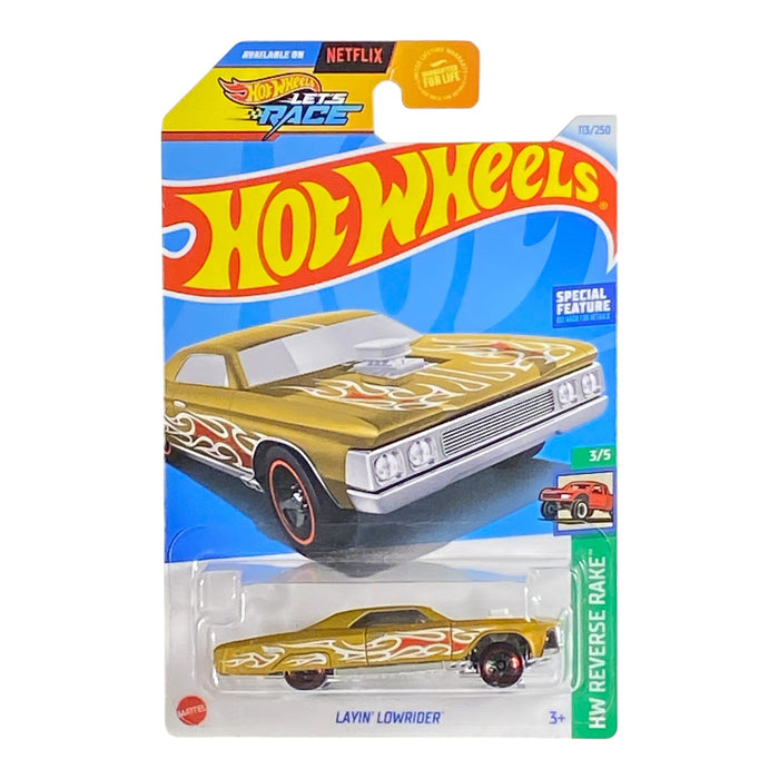 Hot Wheels Layin' Lowrider - HW Reverse Rake Series 3/5 - for just $1.79! 