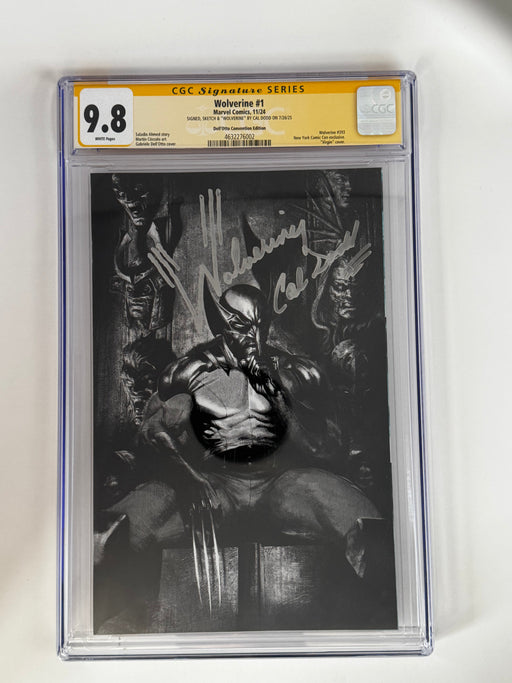 [Signed by Cal Dodd] Wolverine #1 CGC 9.8 Yellow Label Dell'Otto Exclusive NYCC B&W  Var - for just $200! 