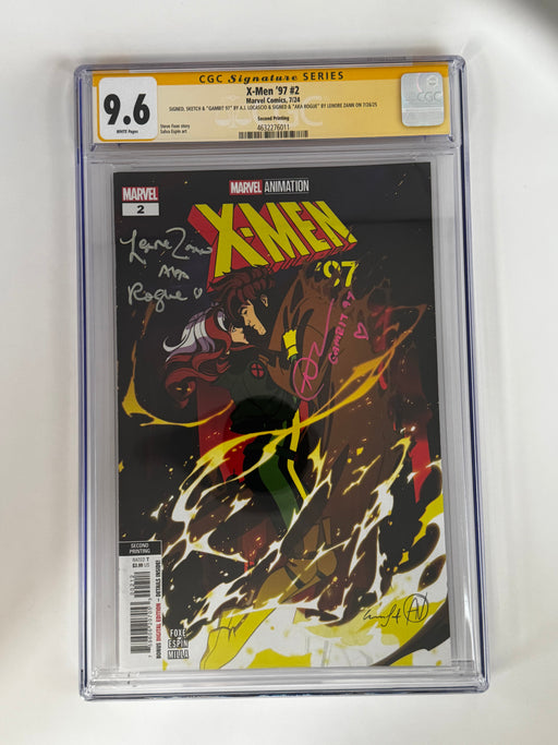 [DOUBLE SIGNED LENORE ZANN | AJ LOCASCIO] X-MEN '97 #2 CGC 9.6 Yellow Label 2nd PTG Steve Espin Var - for just $250! 
