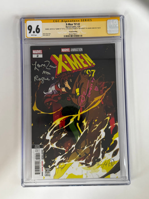 [DOUBLE SIGNED LENORE ZANN | AJ LOCASCIO] X-MEN '97 #2 CGC 9.6 Yellow Label 2nd PTG Steve Espin Var - for just $250! 