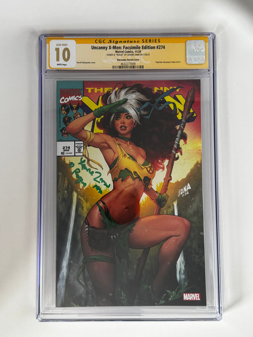 [Signed by Lenore Zann] Uncanny X-Men Facsimile Edition #274 CGC GEM MINT 10.0 Yellow Label Nakayama Exclusive Var - for just $1500! 