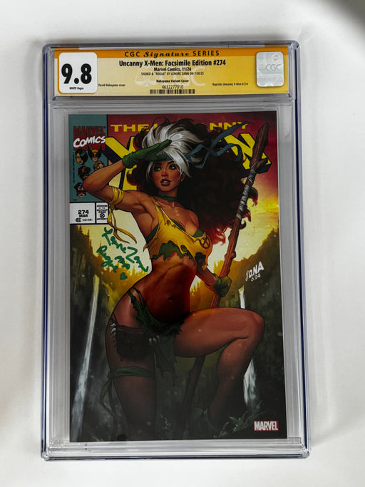 [Signed by Lenore Zann] Uncanny X-Men Facsimile Edition #274 CGC 9.8 Yellow Label Nakayama Exclusive Var - for just $150! 