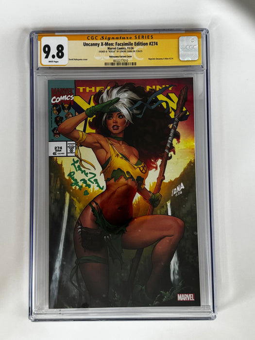 [Signed by Lenore Zann] Uncanny X-Men Facsimile Edition #274 CGC 9.8 Yellow Label Nakayama Exclusive Var - for just $150! 